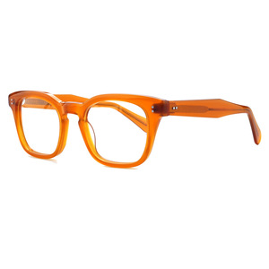 Marcos ópticos cuadrados de alta calidad, gafas de acetato de lujo <span class=keywords><strong>Retro</strong></span> de diseñador, gafas ópticas, montura de gafas para hombre - Product Image 2