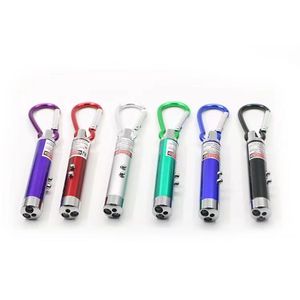 Puntero Láser Infrarrojo con Cuerpo Metálico y Mosquetón, 10 Baterías Incluidas, Bolígrafo Promocional Multifunción - Product Image 4