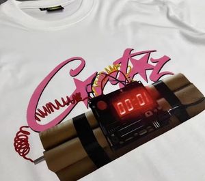 Camiseta de manga corta Corteiz para hombre y mujer, holgada y casual, con estampado de letras, de marca de moda urbana. - Product Image 5