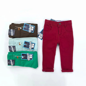 Pantalon <span class=keywords><strong>chino</strong></span> en coton pour garçons, style classique, haute qualité, coupe <span class=keywords><strong>slim</strong></span>, 5-14 ans - Product Image 1