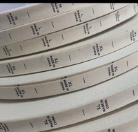Étiquettes d'habillement tissées par pli central de tissu faites sur commande de fabricant S M L polyester de taille de XL XXL avec des étiquettes de LOGO d'impression d'étiquette de cou