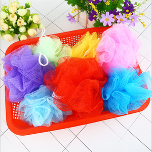 Lot de 10 coques de douche en maille pour le bain, enregistreur de bain, luffa, exfoliant, couleur personnalisée, 40g - Product Image 2