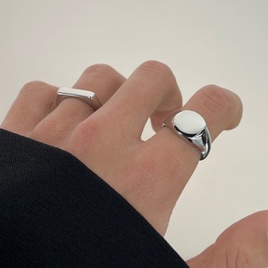 VAF Amazing High Brightness Stainless Steel Minimalist Style <strong>Ring</strong> High Quality Collection Hand Polished Brushed <strong>Custom</strong> <strong>Rings</strong> - Product Image 5