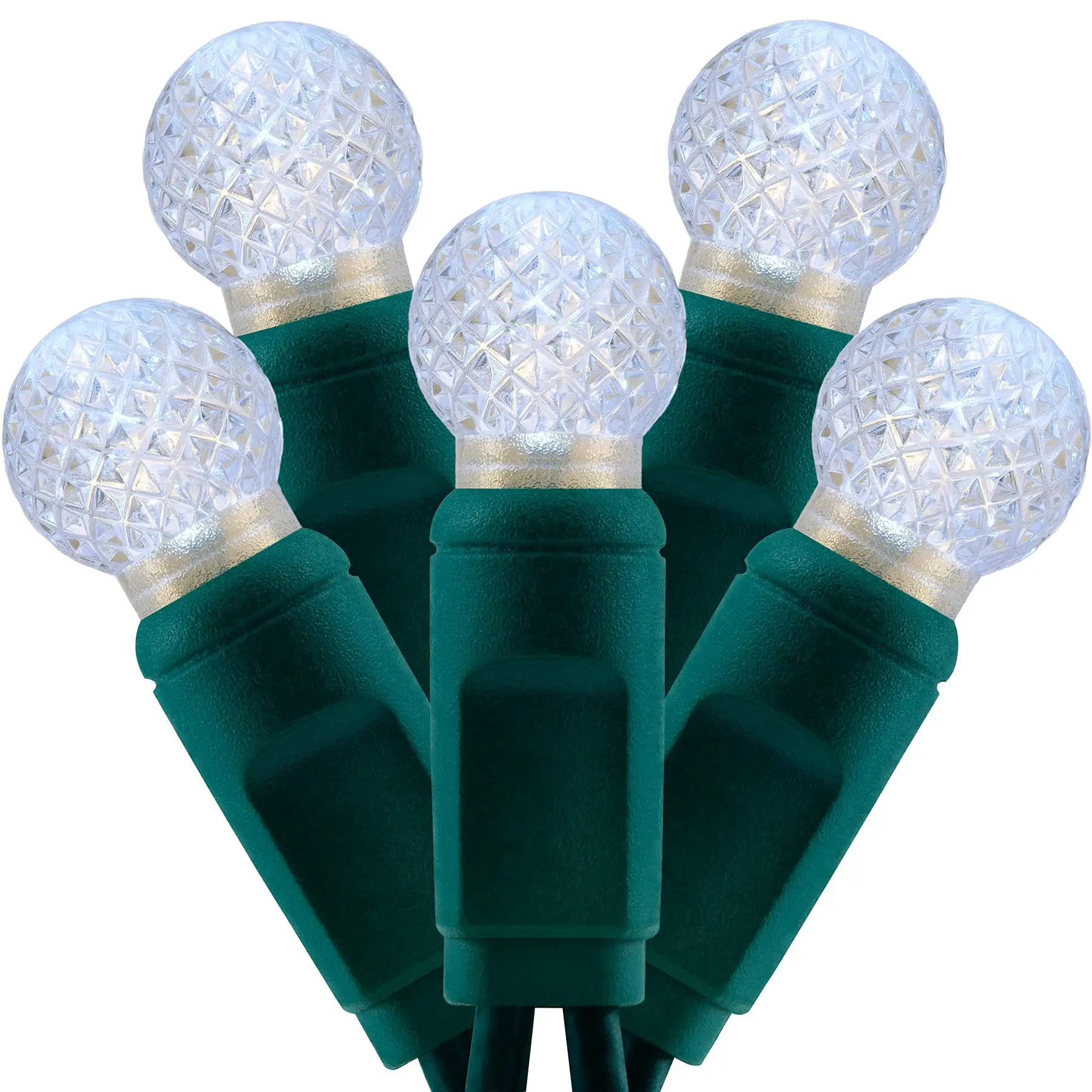 سلسلة أضواء لعيد الميلاد LED بيضاء متعددة الألوان مضادة للماء لخارج المنزل 120 فولت G12 Berry لشجرة صغيرة للبيع بالجملة