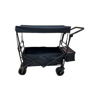 <span class=keywords><strong>Portail</strong></span> pliant pliable Wagon utilitaire Camping en plein air plage chariot jardin parc chariot 4 roues fortes poignée réglable - Product Image 1