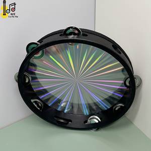 2024 vente chaude 10 pouces unique mariage Ktv fête faveur réfléchissant Laser radiant <span class=keywords><strong>tambourin</strong></span> simple rangée pour adultes Concert <span class=keywords><strong>tambourin</strong></span> - Product Image 5