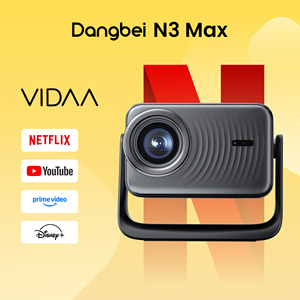 <span class=keywords><strong>Projecteur</strong></span> LCD Dangbei N3 MAX VIDDA OS le plus récent, HDR10 HLG, contraste 1500:1, 1+8 Go, faible latence, jeu, cinéma maison, <span class=keywords><strong>projecteur</strong></span> intelligent - Product Image 1