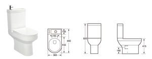 Toilette nouvellement conçue tuvalet <span class=keywords><strong>les</strong></span> chiottes ensemble de salle de bain blanc unique avec lavabo sur la tête toilette occidentale - Product Image 5