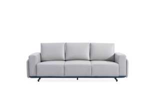 एम एंड डब्ल्यू लाइट लक्जरी आरामदायक चमड़े के सोफे लिविंग रूम फर्नीचर सोफे - Product Image 2