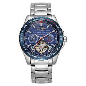 Nuevo reloj para hombre, correa de acero Esqueletizado multifuncional, reloj de pulsera resistente al agua, reloj elegante para hombre - Product Image 5