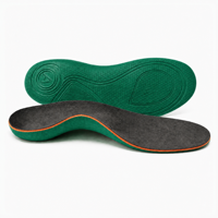 Semelles intérieures Aureright avec soutien de la voûte plantaire, inserts orthopédiques en cuir microfibre PU respirant, absorption des chocs, semelles intérieures de sport pour la course à pied