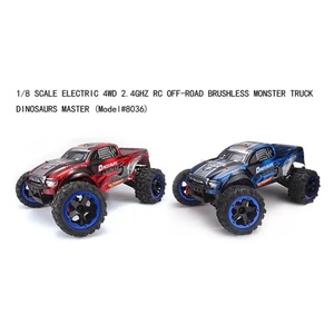 รถบรรทุกมอนสเตอร์ RC รุ่น SJY-8036 กันน้ำ ความเร็วสูง 1/8 มอเตอร์ไร้แปรงถ่านโลหะ รุ่นอัลติเมท ขับเคลื่อน 4 ล้อ 4 ช่องสัญญาณ พร้อมสาย USB สำหรับผู้เชี่ยวชาญ - Product Image 6