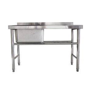 Mesa de Fregadero para Cocina Comercial de Acero Inoxidable para <span class=keywords><strong>Restaurante</strong></span> en Oferta - Product Image 4