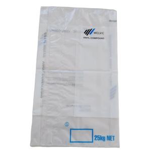 Bolsas de válvula de polietileno de plástico transparente de dos capas de 25kg PE para embalaje de pellets de - Product Image 3