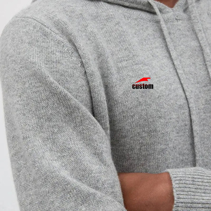 <span class=keywords><strong>Felpa</strong></span> con <span class=keywords><strong>Cappuccio</strong></span> Personalizzata con Logo, Pullover Premium in Lana e Cashmere <span class=keywords><strong>Senza</strong></span> <span class=keywords><strong>Tasche</strong></span> - Product Image 4