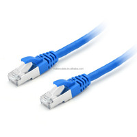 Cable de Red Ethernet LAN con Conductor Blindado FTP Cat5e RJ45 BC de 26AWG y PVC
