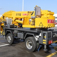 Grue télescopique hydraulique SITONG pour camion, 6, 8, 10, 12, 16 tonnes, mini-grue avec moteur et boîte de vitesses Weichai