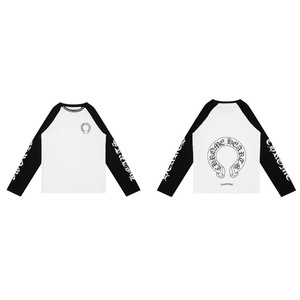 Camiseta de Manga Larga con Estampado Chrome Heart, 100% Algodón, Unisex, Corte Holgado, Resistente a los Rayos UV y Antibacteriana, Disponible para Venta al Por Mayor - Product Image 4