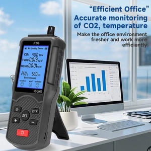 เครื่องวัดคุณภาพอากาศภายในอาคาร 5-in-1 ความแม่นยำสูง รุ่น JD3002 วัดค่า CO2 TVOC HCHO อุณหภูมิ และความชื้น - Product Image 3