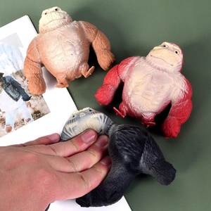 Pelotas Antiestrés <span class=keywords><strong>de</strong></span> <span class=keywords><strong>Mono</strong></span> para Niños y Adultos, Regalo <span class=keywords><strong>de</strong></span> Gorila, Pelotas Sensoriales, Juguetes Antiestrés para Fiestas, Orangután para Apretar - Product Image 4