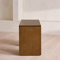 Bureau en chêne américain de qualité supérieure, table de bureau artisanale à motif losanges, ensemble de mobilier central de luxe pour espace de travail