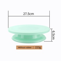 11 pouces en plastique gâteau plateau tournant bricolage outils de cuisson rotatif pâtisserie gâteau décoration plateau tournant