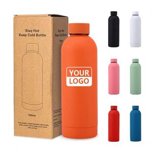 Custom 500ml Drink Bottle Stainless Double Wall Vaccum Flask <b>Gifts</b> for Mom Botellas De Agua Tomatodos Water Bottles - Product Image 1