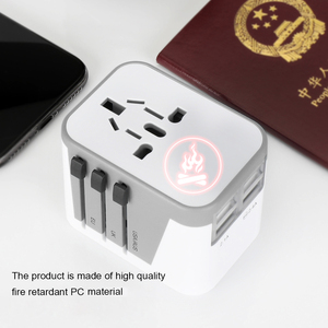 Mới Nhất Khuyến Mãi Quà Tặng 3.5A Đầu Ra Đa Cắm 4 USB Charger <span class=keywords><strong>Adapter</strong></span> <span class=keywords><strong>Power</strong></span> Universal World Travel <span class=keywords><strong>Adapter</strong></span> Cắm - Product Image 2