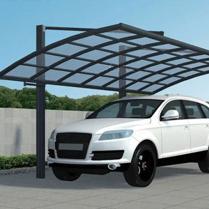 Abri de voiture <span class=keywords><strong>en</strong></span> aluminium préfabriqué à faible coût pour l'extérieur Abri de voiture <span class=keywords><strong>en</strong></span> métal facile à installer - Product Image 3