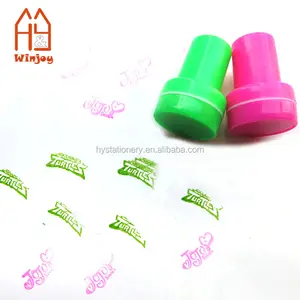 Kids Stationery Toy Self Inking Stamp,Plastic Custom Cartoon Character Design Stamps Wholesale