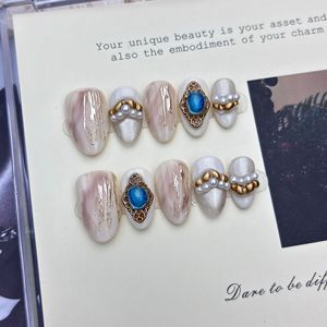 <strong>Nails</strong> Gift Ins Y2k Style Cartoon Cute Burger Summer New Unique Short Graffiti Handmade Press on <strong>Nail</strong> With Box High End Wear - Product Image 1