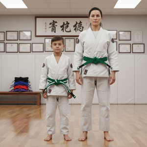 Ceintures de Jiu Jitsu BJJ en coton 100% gris, 5 cm de large, 300 cm de long, marque OEM pour enfants et adultes en vente - Product Image 3