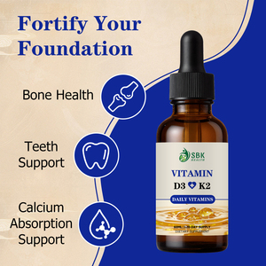 Vitamine D3 K2 en gouttes liquides en gros – Vitamine D3 pour la force osseuse, distribution essentielle du calcium, santé osseuse et bien-être optimaux - Product Image 4