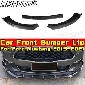 <b>For</b> Ford Mustang 2015-2021 Exterior Accessories <b>Car</b> Front Bumper Lip Splitter <b>Diffuser</b> Spoiler Bumper Guard Protector Body Kit - Product Image 2