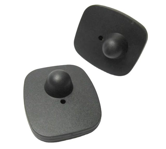 EAS Square Tag Magnetic Lock Clothing Alarming Security Device RF Hard Tag for Retail Store Anti-Theft Protection