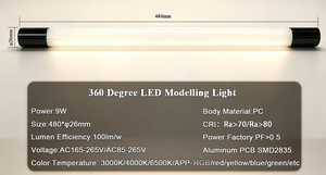 Nouveauté : Lumière de modélisation à 360 degrés, lumière hexagonale 3D rouge, jaune, bleu, <span class=keywords><strong>vert</strong></span>, violet pour <span class=keywords><strong>garage</strong></span>, magasin de vêtements, bar, club, salle de sport - Product Image 6