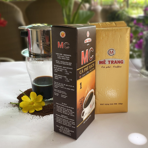 MC1กาแฟบดขนาดกลางสำหรับคั่วแบบเวียดนามรสชาติหวานสไตล์อาราบิก้าโรบัสต้าผสมคาเฟอีน - Product Image 2