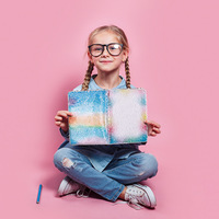 Carnet à paillettes réversibles vierges pour sublimation A5, journal magique à couleurs changeantes pour étudiants, thème sirène, pour impression photo DIY, cadeau