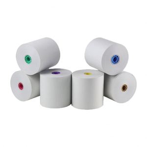 Papel Térmico 80x80 mm Rollos Térmicos Impresora Térmica 100% Pulpa de Madera Papel de Color Blanco para Caja Registradora Papel Térmico - Product Image 3