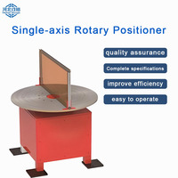 Positionneur de soudage rotatif horizontal à axe unique, positionneur de soudage CNC à levage