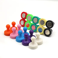 Tachuelas magnéticas multicolores para uso en el hogar, la Oficina y el aula, ideales para pizarras, neveras y casilleros