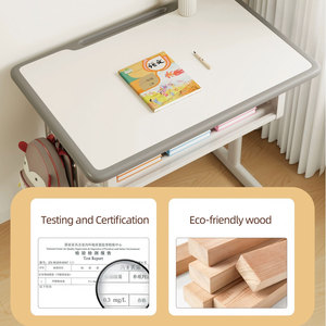Conjunto de Silla y Escritorio de Metal Ajustable Moderno para Estudio, Ideal para Escuelas Comerciales y Niños de Primaria - Product Image 4