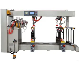Máquina de perfuração de três linhas para carpintaria, máquina de perfuração de linha de três eixos e produtos