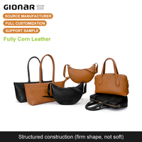 Bolso Tote de Cuero Vegano Personalizado OEM, Bolso de Mano Ecológico y Sostenible, Bolso de Moda para Mujer de Alta Calidad