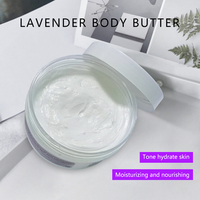 Meilleure vente de crème au beurre de lavande/karité pour le corps, crème blanchissante et éclairante, gommage corporel, marque privée, crème glacée pour le corps