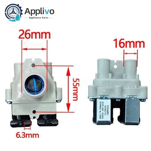 Válvula Solenoide de Entrada de Agua para <span class=keywords><strong>Lavadora</strong></span> FCS360E1, 220-240V 50/60Hz, Repuesto para <span class=keywords><strong>Lavadora</strong></span> de Carga Frontal Haier, Pieza 0034001191 - Product Image 6
