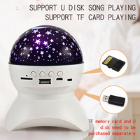Proyector de Estrellas LED XY-890 con Bluetooth, Música, Luz Nocturna Giratoria de Estrellas y Luna, Altavoz con Proyector de Estrellas para Niños