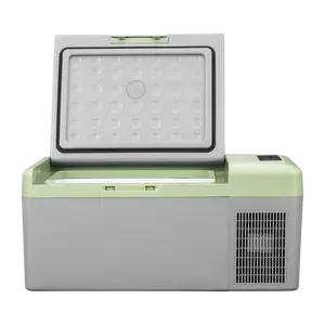Alpicool Y16微型汽车冰箱12/24v电动交流dc压缩机单区紧凑型汽车冰柜冰箱可选电池