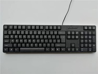Clavier Filaire USB à Prix Abordable, Français Arabe Russe, Quatre Langues pour Bureaux d'Entreprise