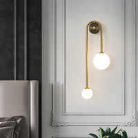Lampe murale LED minimaliste moderne nordique pour chambre à coucher, salon et hôtel - Design de luxe